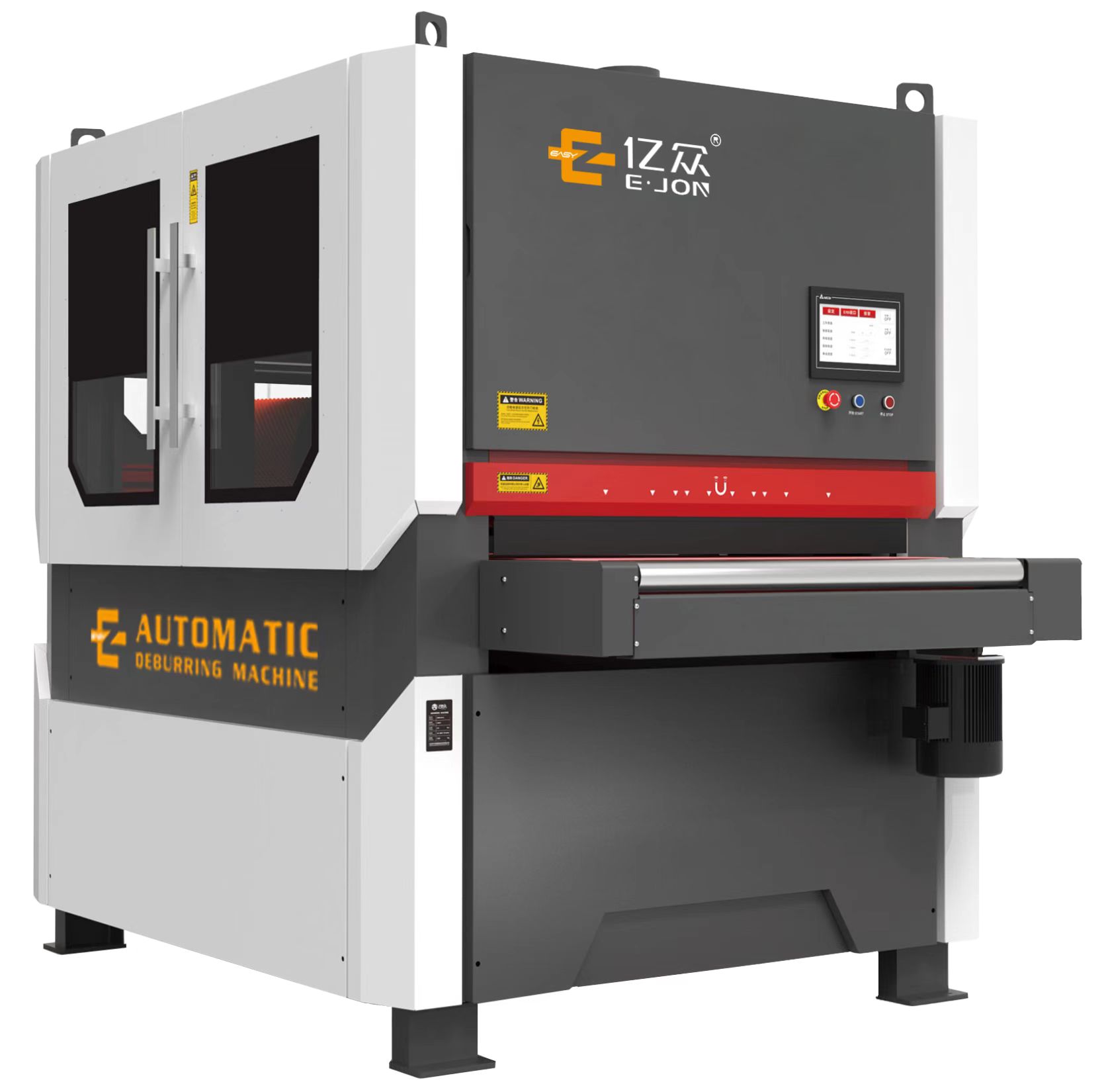 Alternating Speed YZ1025 Flat Sheet Deburring Machine For Metal Grinding