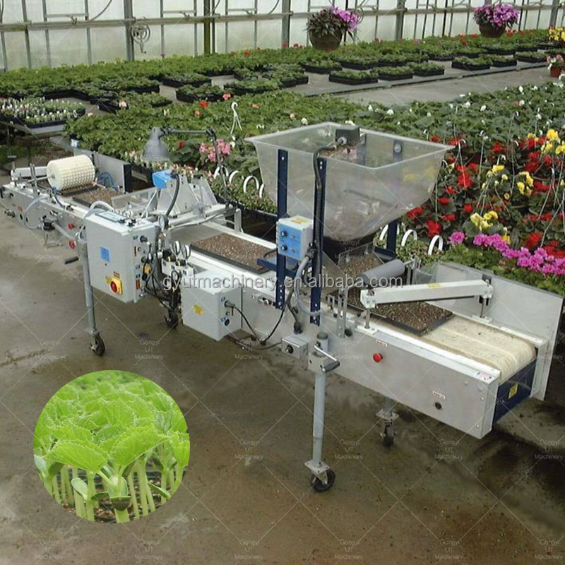 2024 Microgreens Seeder and Top Coater for Cabbage Onion Garden Seed Seeding Machine