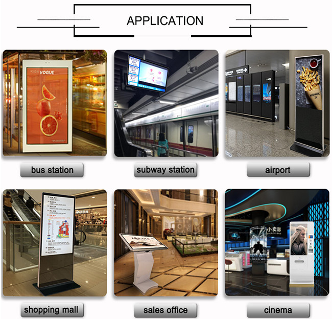Multi Language 350 Cd/M2 Mini K Stand 4k Digital Signage For Hotels
