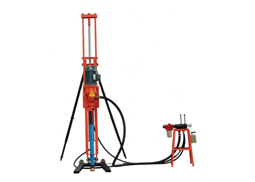 Max 100m DTH Drill Rigs Pneumatic Down The Hole Drilling Machine