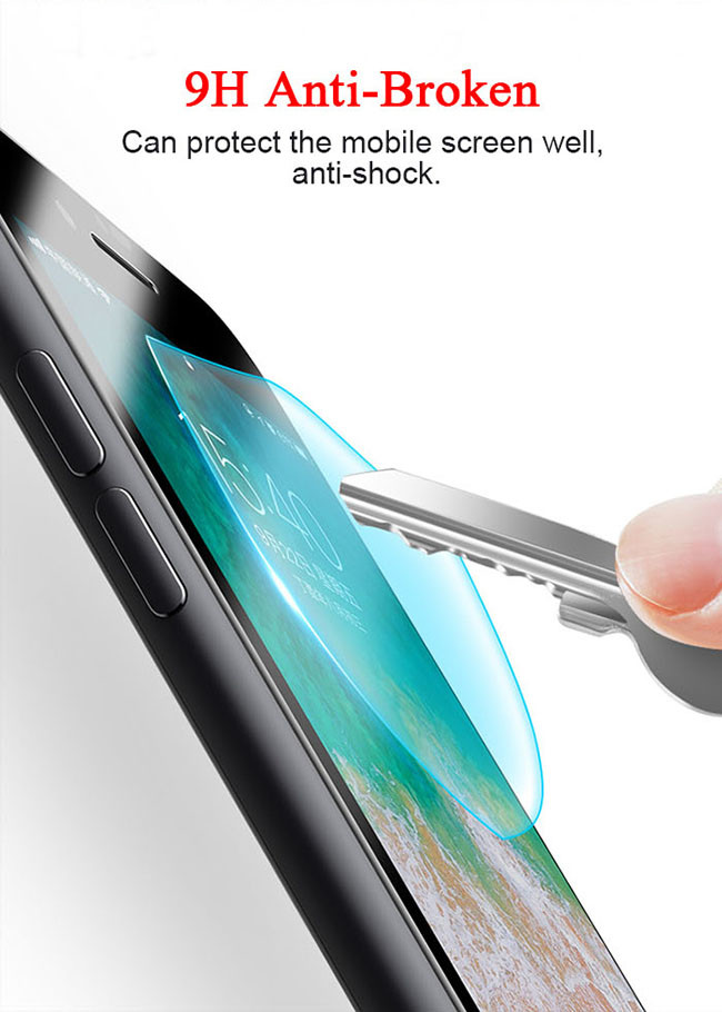 2.5D Full Cover 9H iPhone Glass Screen Protector