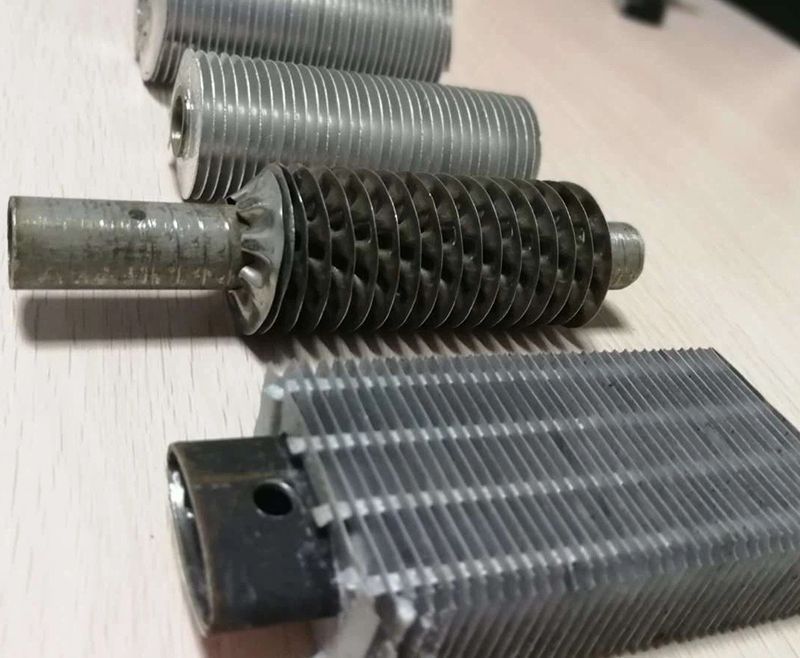 Carbon Steel Copper Aluminum Fined Tube Elliptical and Spiral Fined Tube