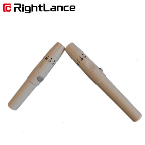 Twist Cap Gamma Reusable Lancet Pen For Finger Pricker Glucometer