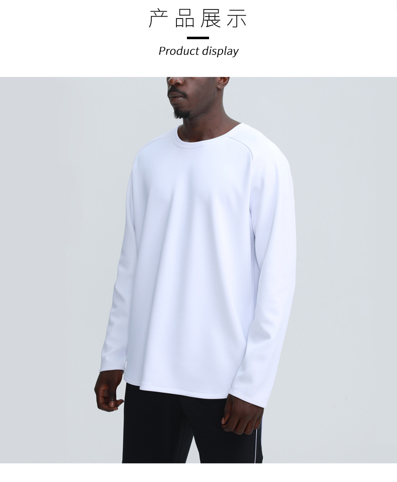 Quick Dry Shirt Custom T-Shirt Manufacturing High Quality T Shirts Hot Selling casual long sleeve T shirt sweater autunm season