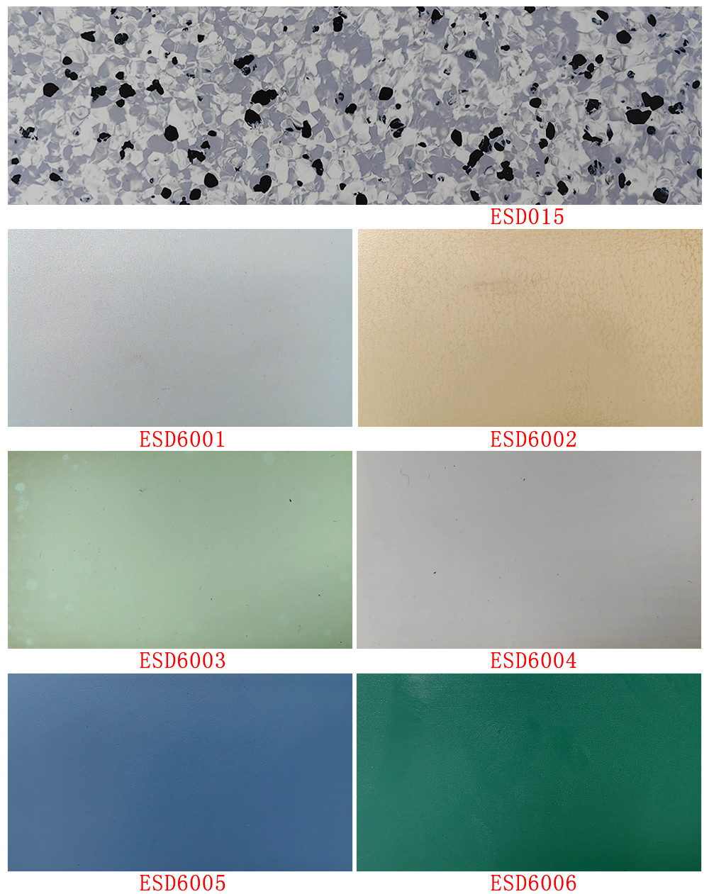 Commercial ESD Rubber Mat Operation Room Antistatic Vinyl PVC Floor Tiles Roll