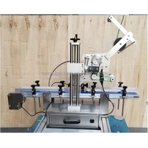 Flat Square Sticker Adhesive Rectangle Bottle Side Labeling Applicator