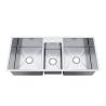 Buy cheap Triple Bowl Square Corner Top Mount Stainless Steel Kitchen Sink 70 X 20 Inches from wholesalers