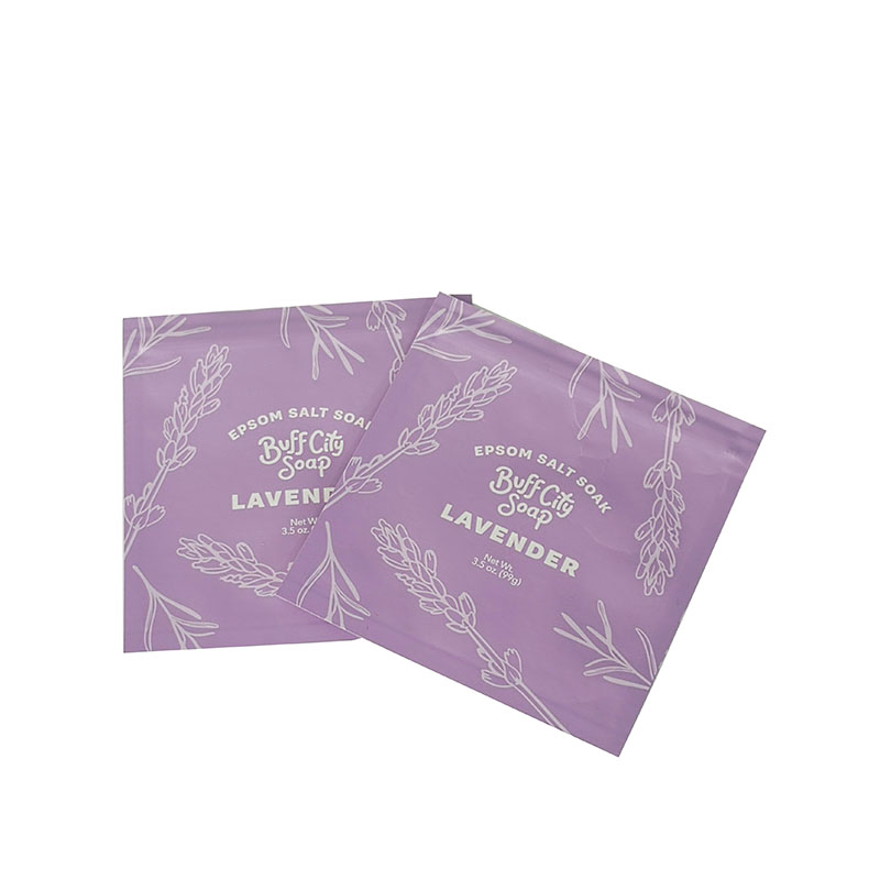 Back Sealed Smell Proof Snack Packaging Bags Sachet Soap Packaging