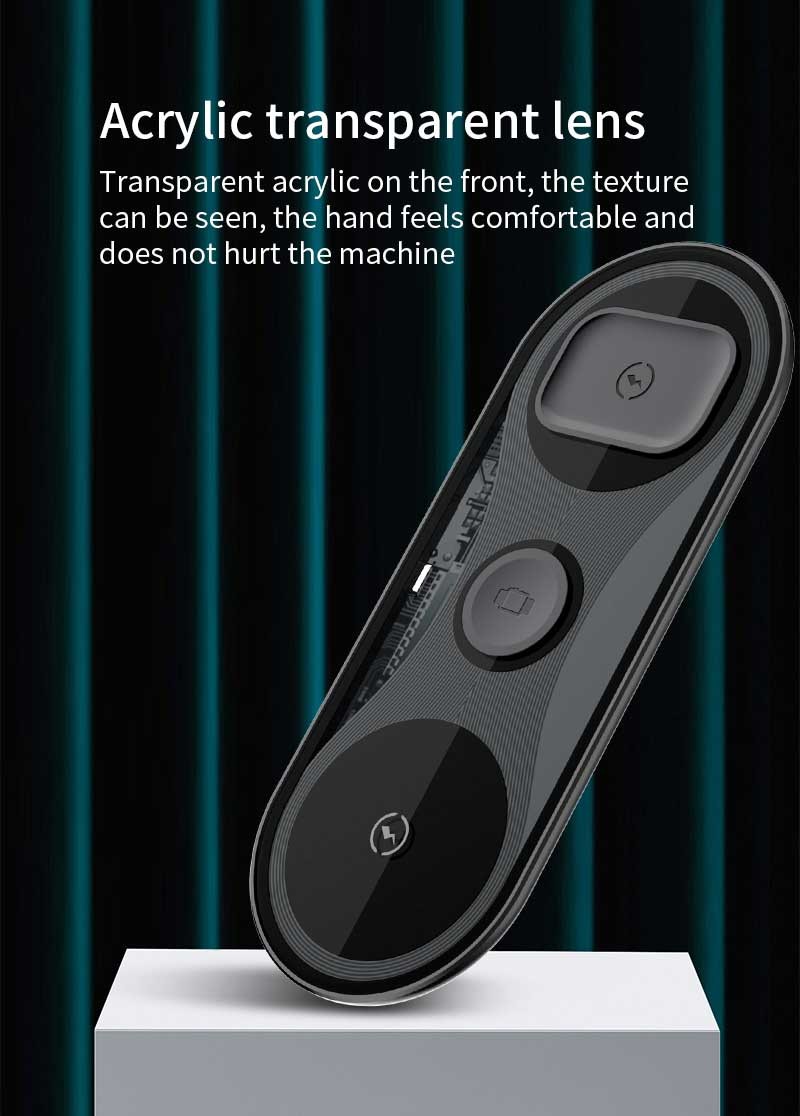3 In 1 Qi Certified Desktop Wireless Charger For Apple Watch Series SE