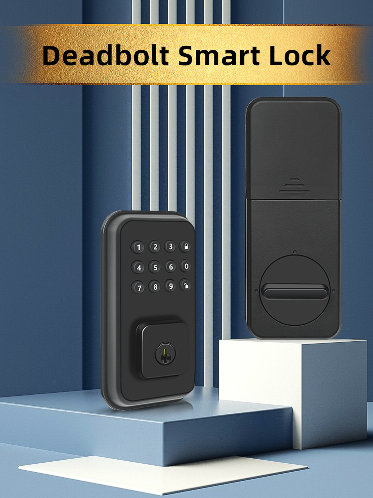 Smart Deadbolt Door Lock Aluminium Alloy Bluetooth Digital Password Electronic Key