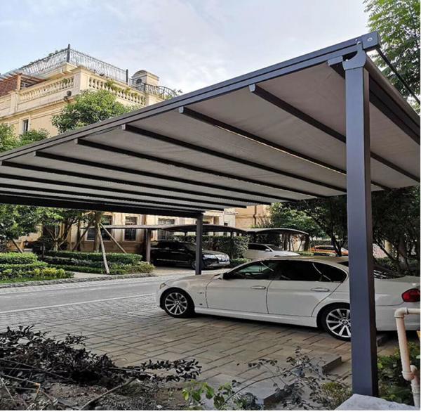 Aluminum Waterproof Sun Shade Canopy PVC Pergola LED Conservatory Roof Awnings
