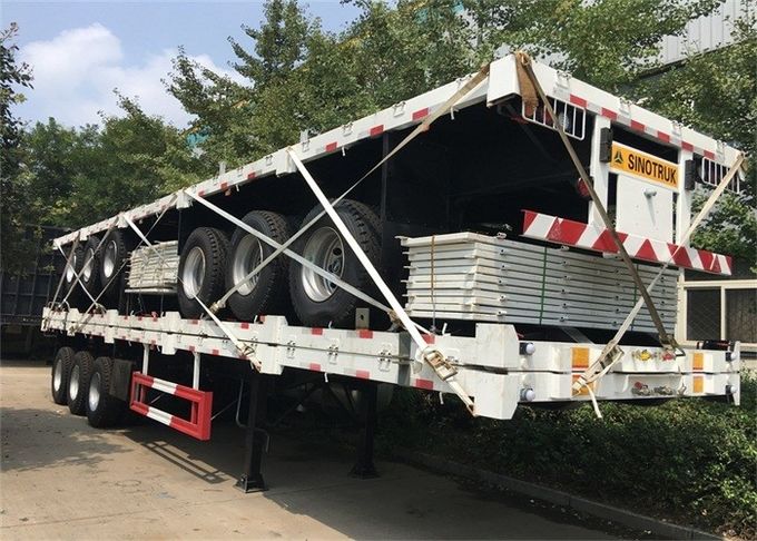 Steel Three Axle 12R22.5 Shipping Container Trailer