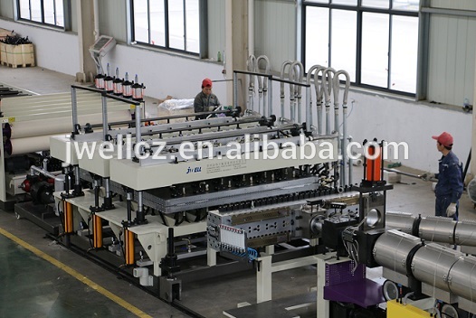 JWELL-PP PVC PE Plastic building construction template board Production Line