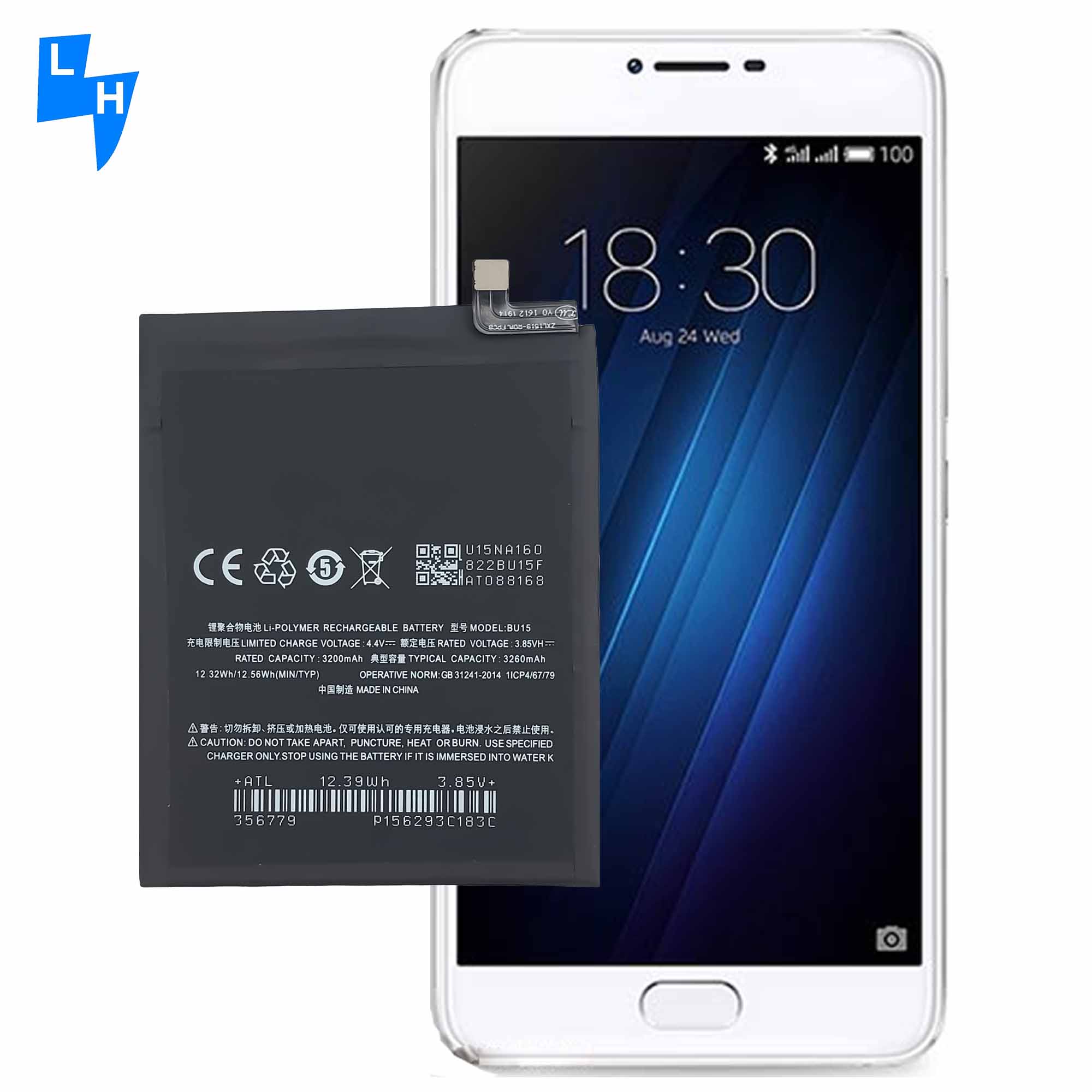 Meizu U20 Battery with 3260mAh Capacity and Excellent Endurance