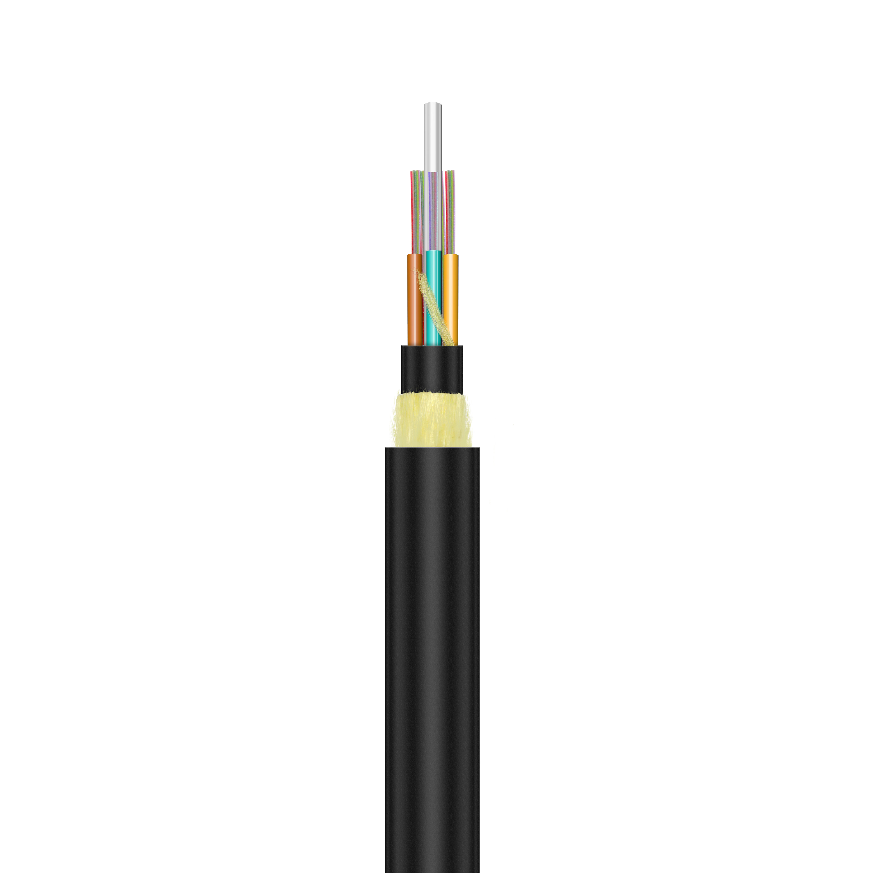 ADSS 100M PE Jacket Self-Supporting Aerial Fiber Optic Cable