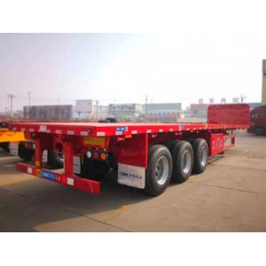 China USED 3AXLES FLATBED SEMI TRAILER on sale