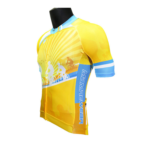 Soft Fabric Womens Cycling Tops / Mountain Bicycle Jersey European Size
