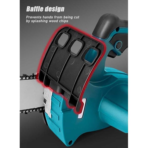 Electric 8 Inch Battery Powered Chainsaw Handheld Lightweight