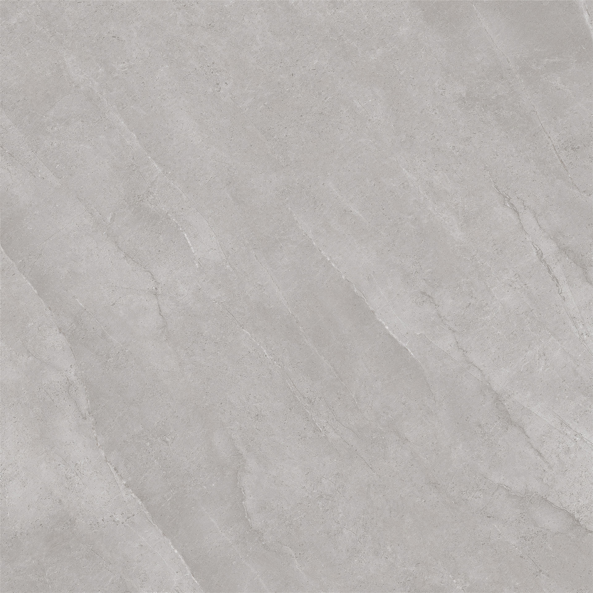 Grade AAA Light Gray Polished Sintered Stone Slabs 1200x1200mm For Bedroom