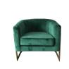 Buy cheap Modern design green fabric gold metal base velvet furniture event wedding sofa from wholesalers