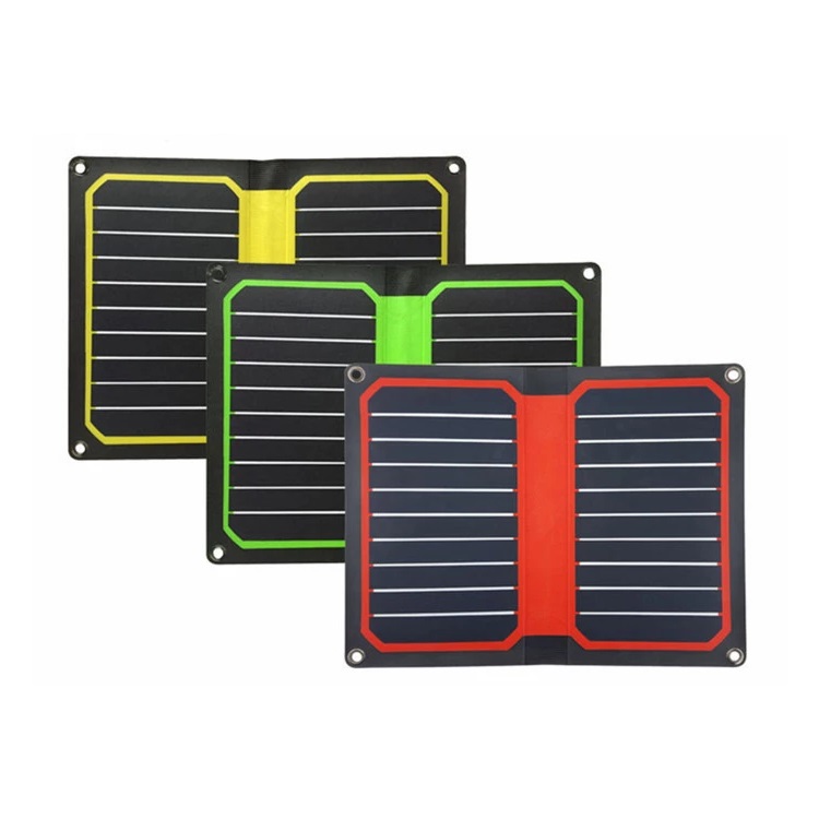 10.6W Monocrystalline Silicon Solar Panel For Outdoor Emergency Cell Phone Charging
