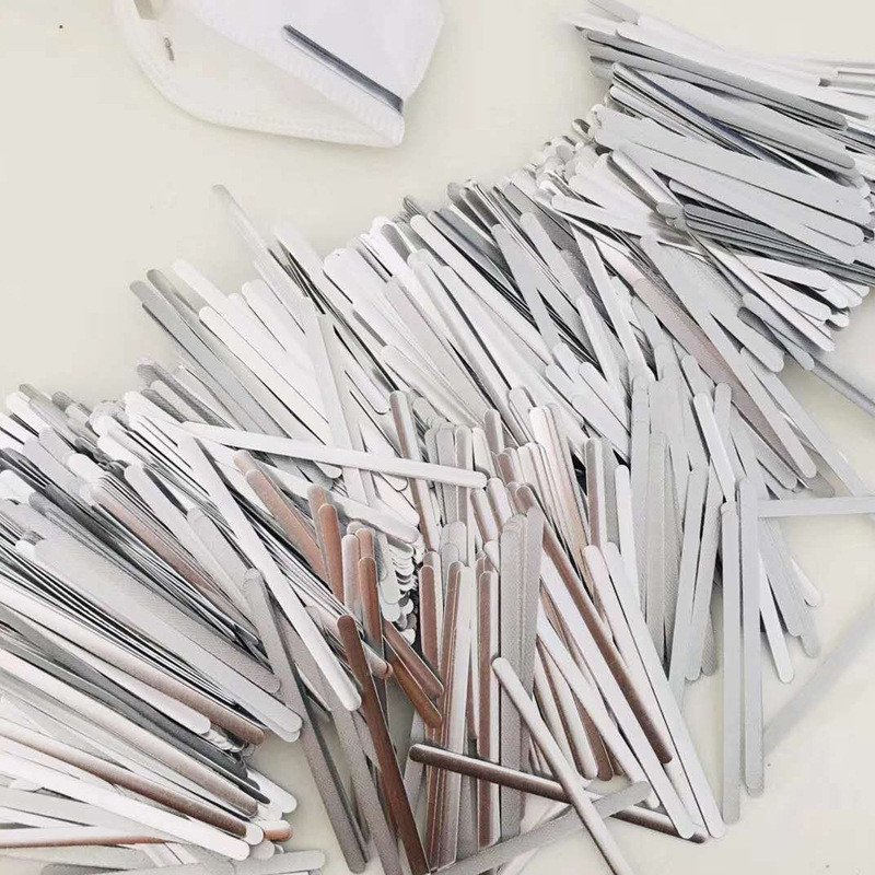 0.3mm Thickness 3mm Width Earloop Nose Strip Aluminium Alloy Plate