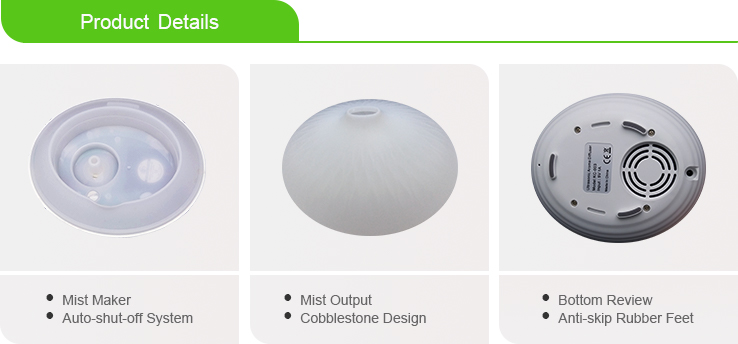 Indoor Portable 80ml Air Purifier Aromatherapy Diffuser