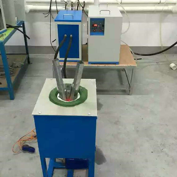 MF Copper Induction Melting Furnace 150Kg Brass Melting Oven Energy Saving