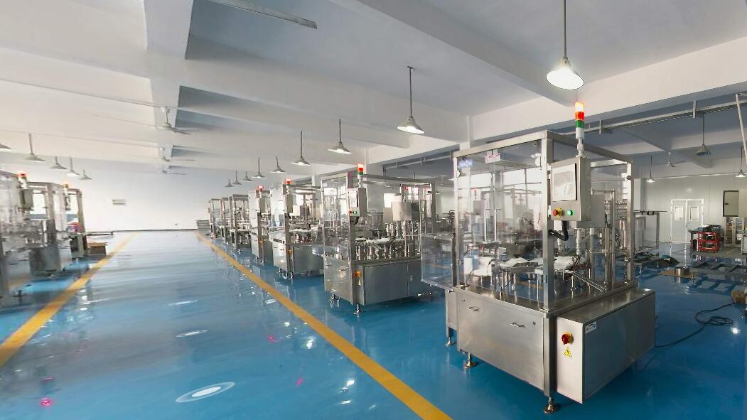IVD Double Head 3ml Sterile Vial Filling Machine PLC Control