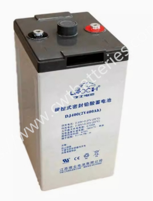 Leoch DJ400 2V 400Ah Vrla Battery High Capacity Deep Cycle Batteries Safety Battery Good Quality