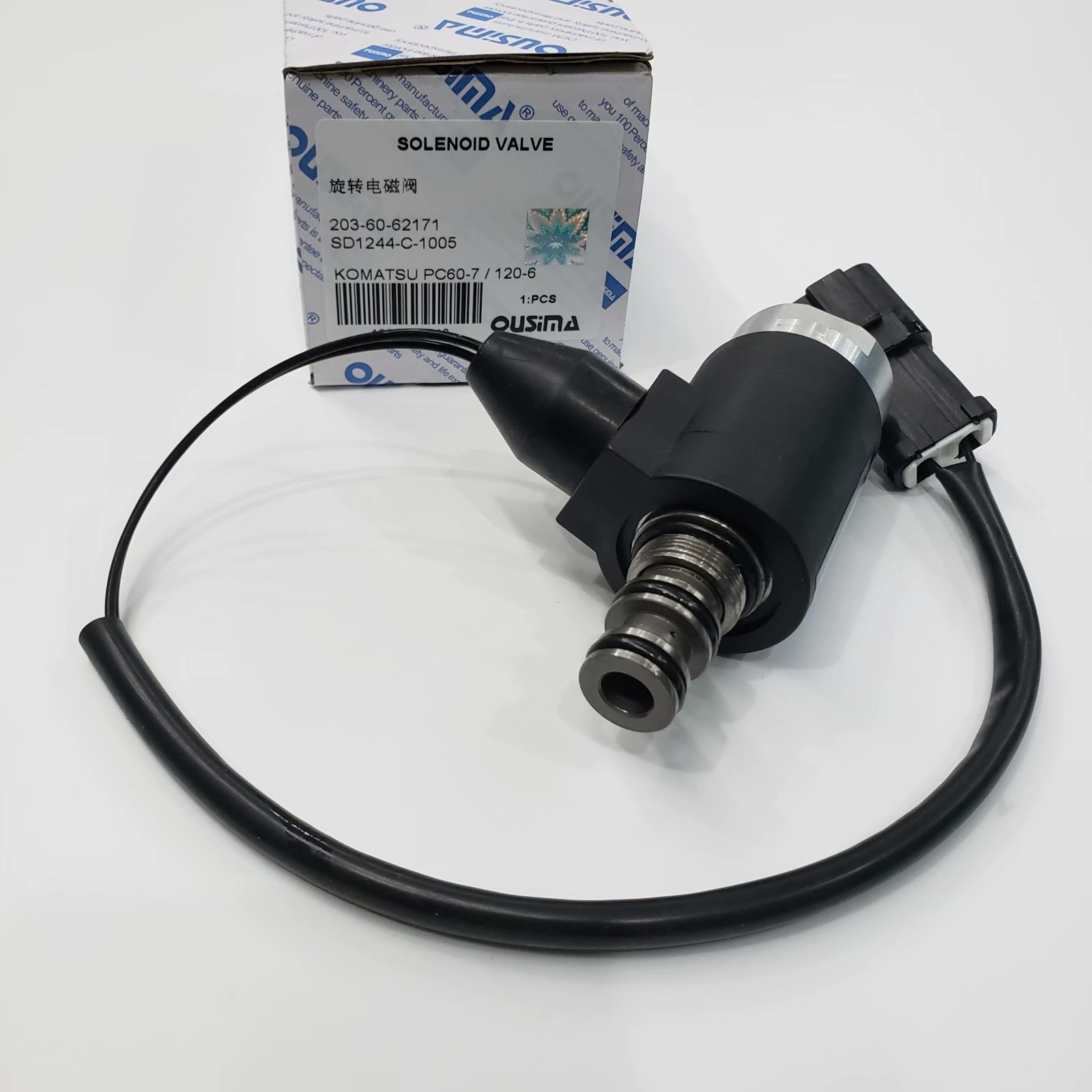OUSIMA Rotating Solenoid Vlave 203-60-62171 SD1244-C-1005 For Komatasu PC60-7 PC120-6