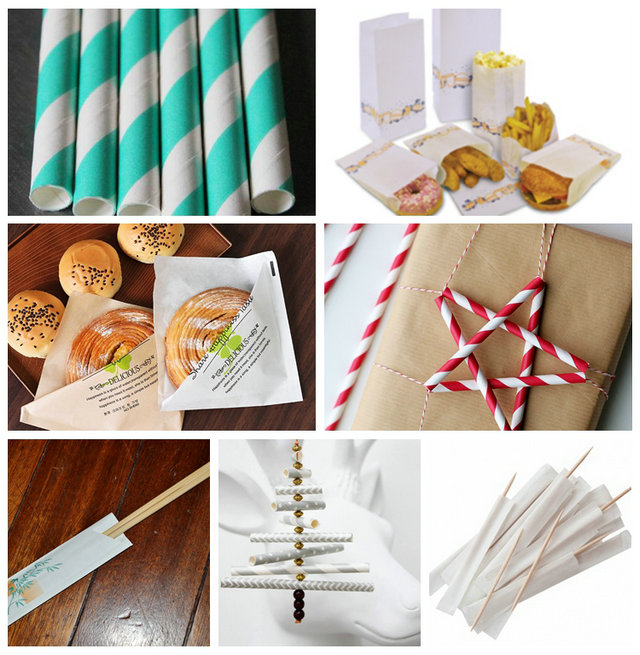 Surface paper 60gsm 120gsm Food Grade Kraft Paper Width 13mm 15mm 27mm 33mm 