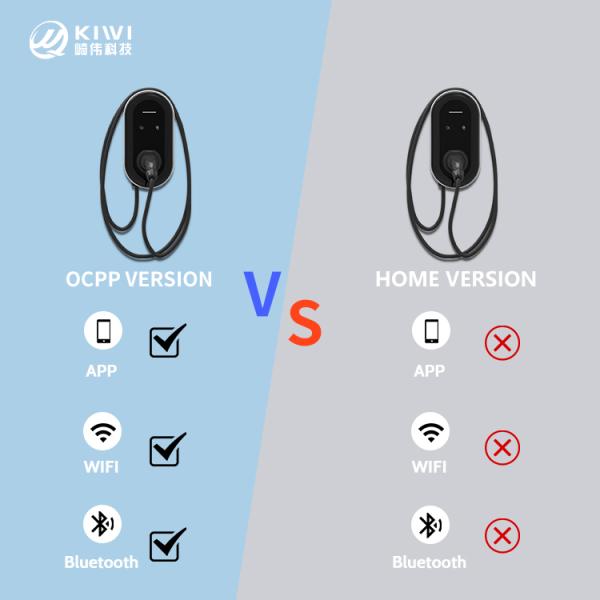 220V Wall-Mounted EV Charging Stations for ModelX 7kw Charger Pile Type 2 Fast Charging