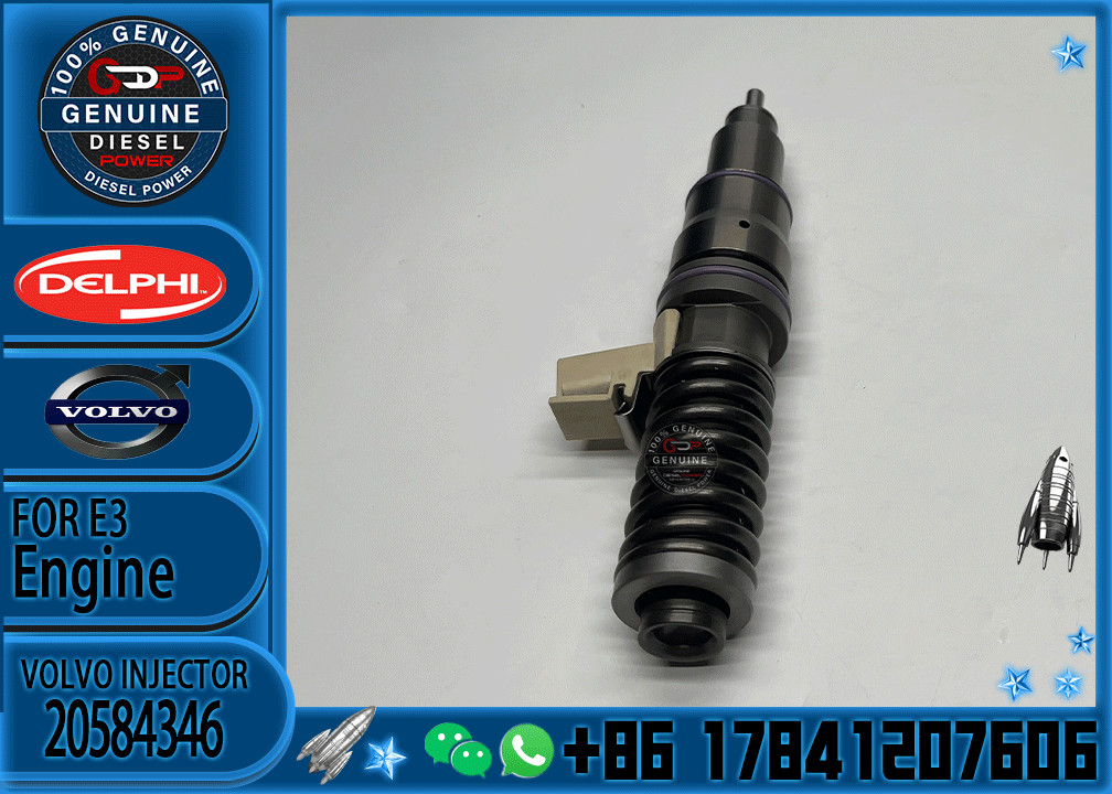 Diesel Engine Fuel Common Rail Injector 20584346 85000498 7420972224 20972224 7421340612 BEBE4D08002 For VOL