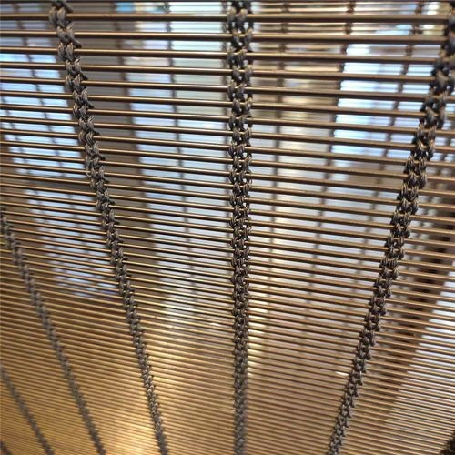 Exterior Wall Decorative Architectural Stainless Steel Cable Rod Metal Wire Mesh