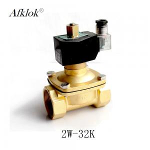 Buy cheap Brass 1-1/4 inch Normally Open Air Water Solenoid Valve AC 24V product
