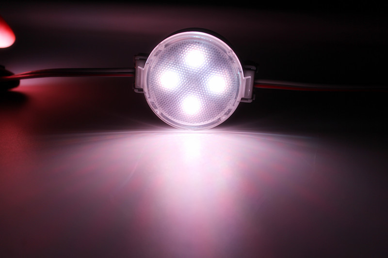 Programmable 100LM/W 40mm IP65 0.9W 15V RGB LED Pixel