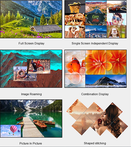 Samsung Panel 280W 1.7mm Bezel 500 Nits Lcd Video Display