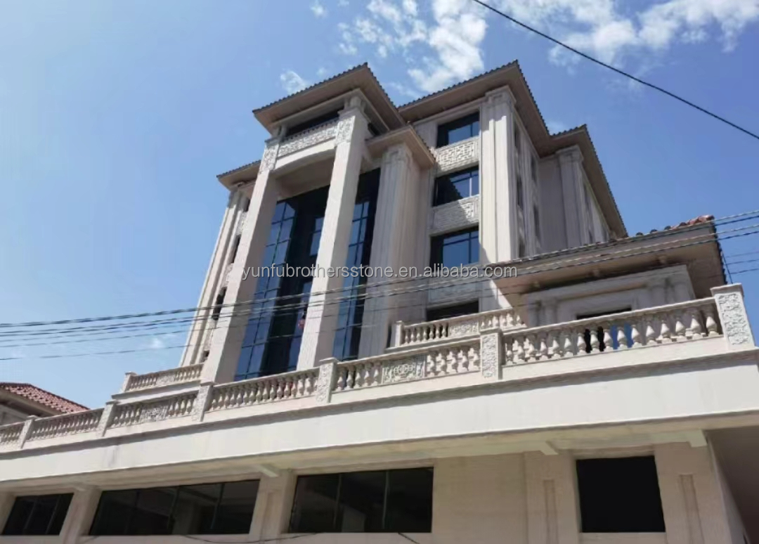 Cut-To-Size Granite for Exterior Wall Cladding Modern Design and High Density