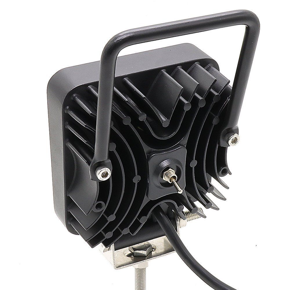 Square LED Work Light 27W with on/off Switch and Handheld 10-36V