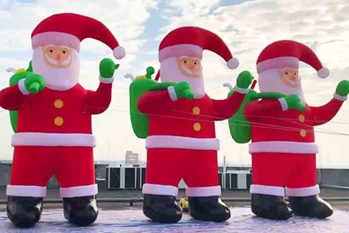 Giant Inflatable Santa Claus Yard Christmas Decoration Blow Up Santa Inflatables