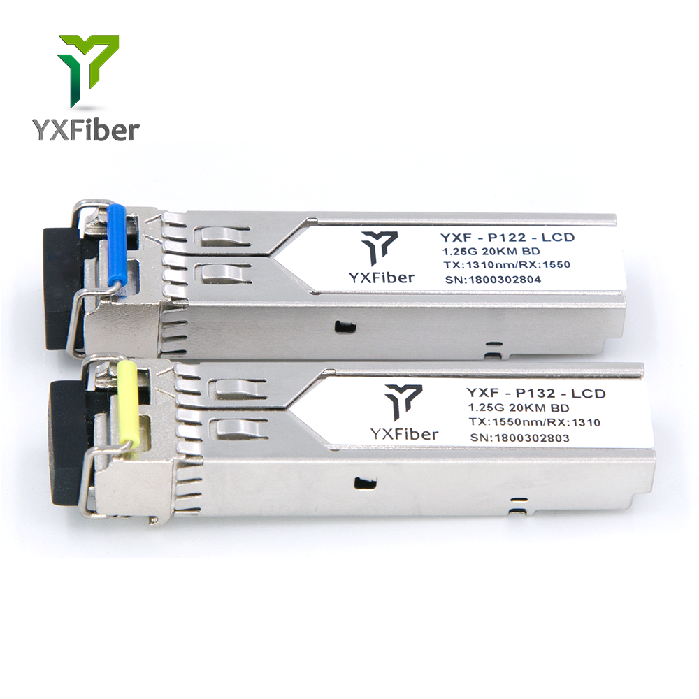 Fiber Optic SMF SFP Programmer BIDI SFP 1.25G 1310nm 20KM