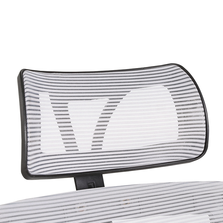 High Back Gray Ergonomic Mesh Executive Chairs with Lumbar Support put for home working