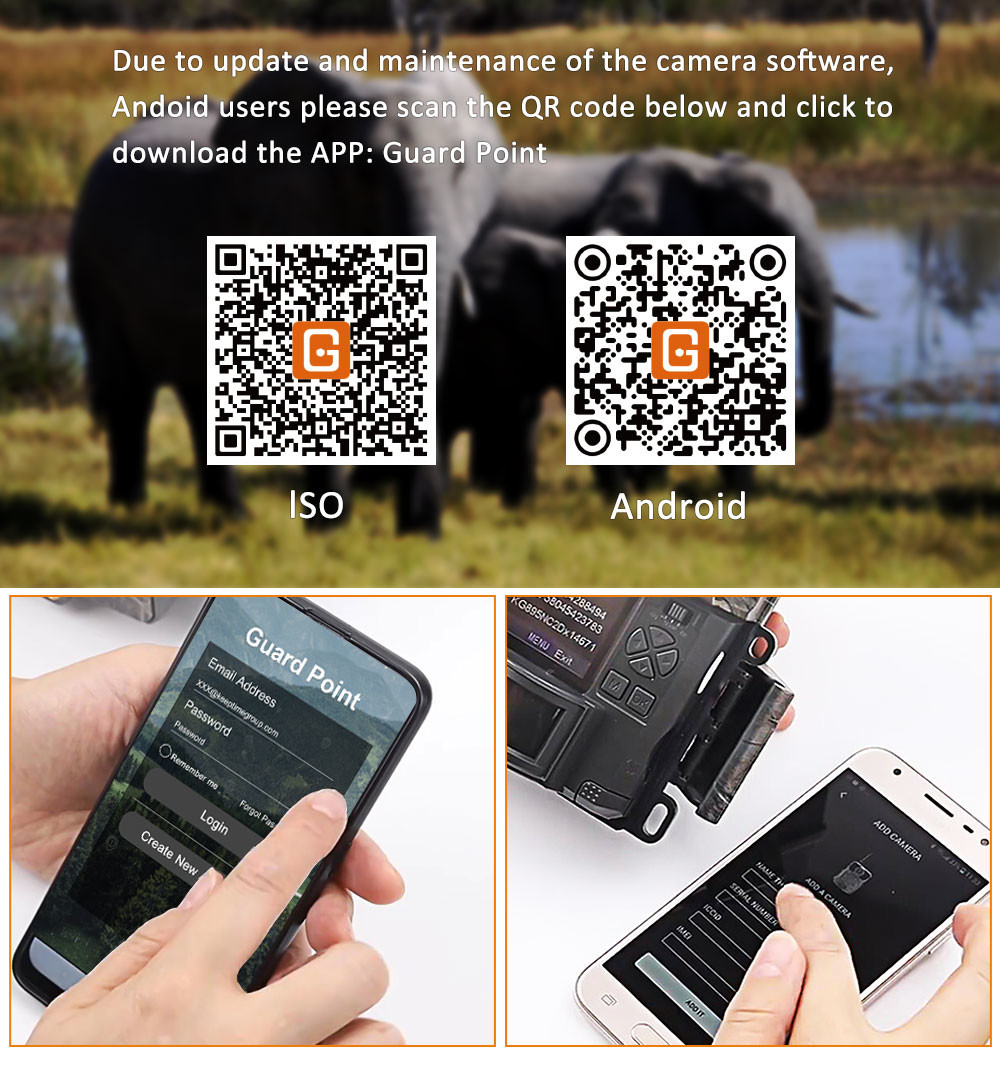 100% Wireless 4G Trail Camera With Free Android And IOS APP Control