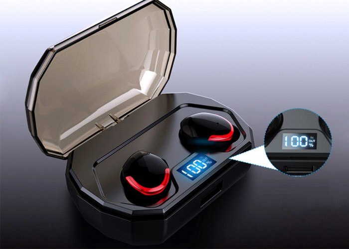 Bluetooth Wireless Noise Cancelling Earbuds Waterproof IP X5 Customized Logo
