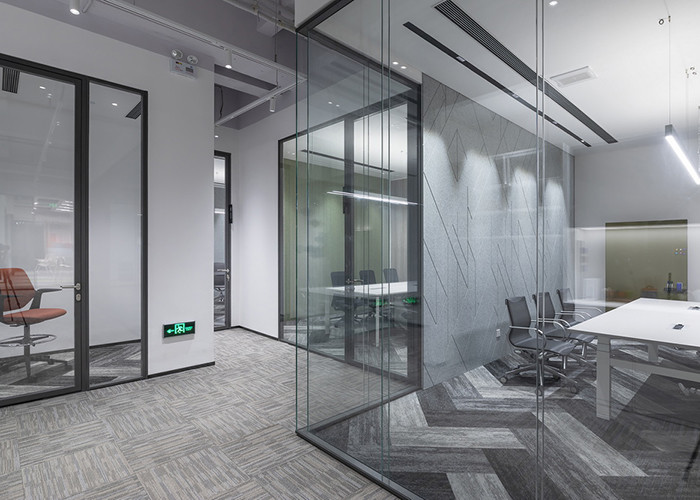 Easy To Install Office Glass Partition Walls Stylish Lateste European Style Glass Solid Partition