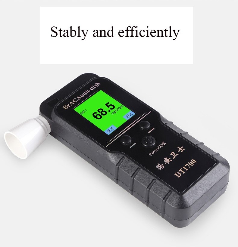 Non Contact Portable Alcohol Detector Bluetooth Connection
