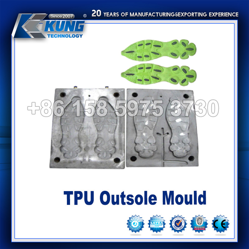 Three Color PVC TPR Shoe Sole Mould Multifunctional Practical