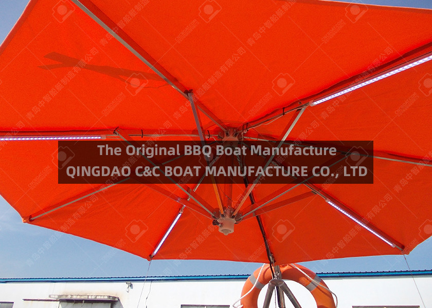 260cm Height 12 Adults 1550kgs Load Barbecue Boat