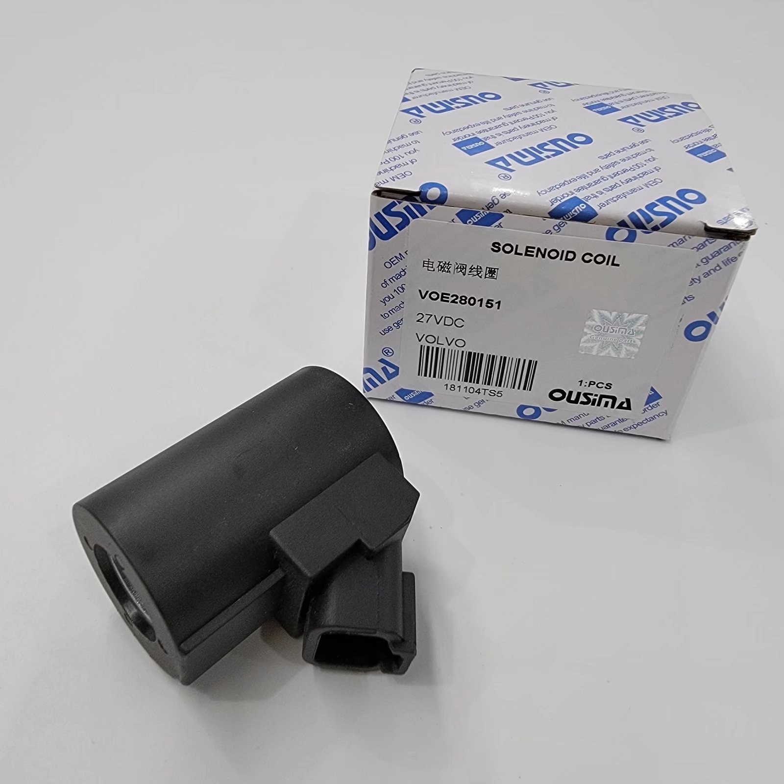 Exvacator Electric Part Solenoid Valve Coils 280151 27VDC For VOLVO